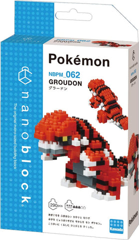 Nanoblock - Pokemon: Groudon - Figure
