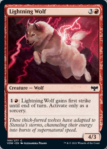 VOW-168 - Lightning Wolf -  Non Foil - NM