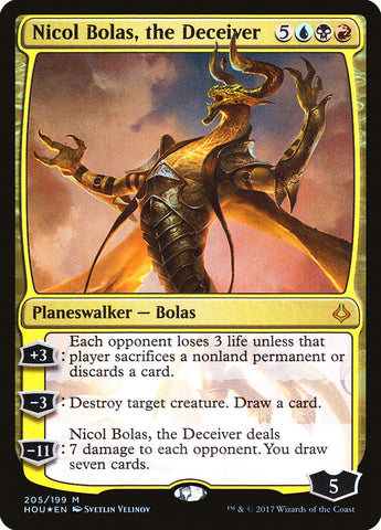 HOU-205 - Nicol Bolas, the Deceiver - Foil - NM