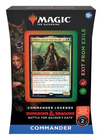 MTG - COMMANDER LEGENDS: BALDUR'S GATE - EXIT FROM EXILE - COMMANDER DECK