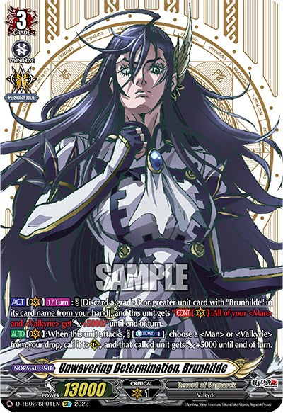 Unwavering Determination, Brunhilde (D-TB02/SP01EN) [Record of Ragnarok]