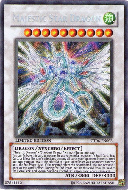 Majestic Star Dragon [CT06-EN003] Secret Rare