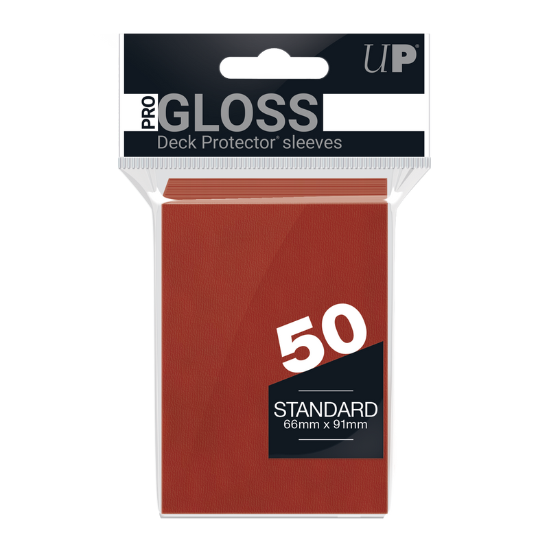 Ultra PRO: Standard 50ct Sleeves - PRO-Gloss (Red)