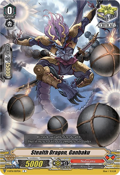 Stealth Dragon, Ganbaku (V-BT11/057EN) [Storm of the Blue Cavalry]