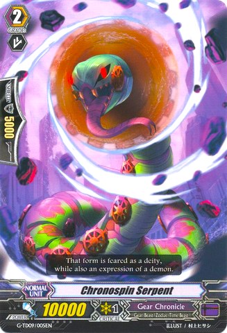 Chronospin Serpent (G-TD09/005EN) [True Zodiac Time Beasts]
