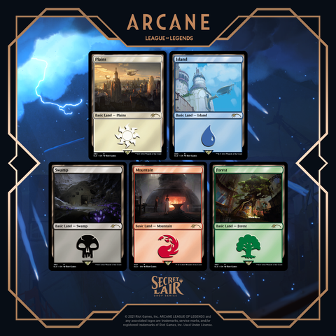 Secret Lair Drop: Secret Lair x Arcane: Lands - Non-Foil