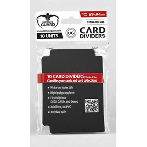 UG: Card Dividers: Black - 10 Pack