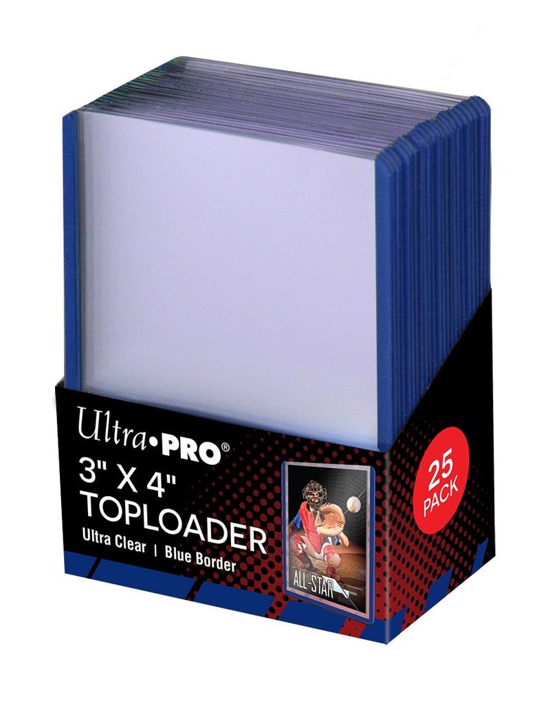 U.P. 3" x 4" Blue Toploader