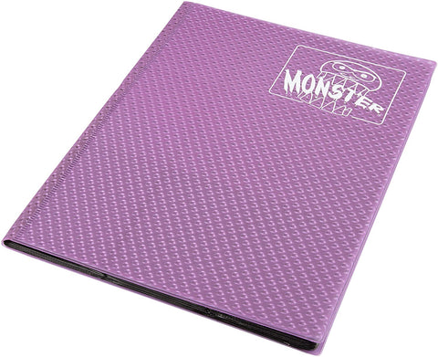 Monster Binder Protectors 9 Pocket - Holo Pink
