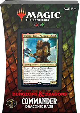 MTG - DUNGEONS & DRAGONS: ADVENTURES IN THE FORGOTTEN REALMS - COMMANDER DECK - DRACONIC RAGE