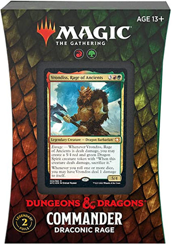 MTG - DUNGEONS & DRAGONS: ADVENTURES IN THE FORGOTTEN REALMS - COMMANDER DECK - DRACONIC RAGE