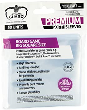 .UG Square Size Board Games 50ct. Sleeves