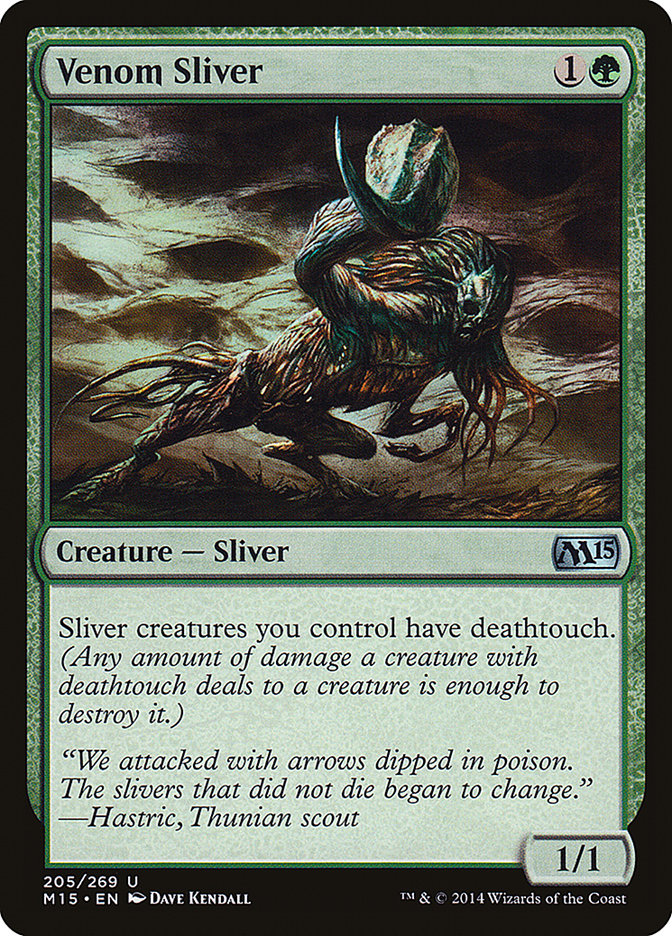 Venom Sliver [Magic 2015]