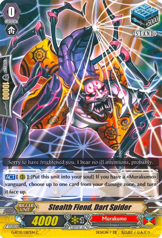 Stealth Fiend, Dartider (G-BT10/087EN) [Raging Clash of the Blade Fangs]