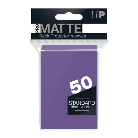 U.P. 50ct Standard Deck Protector Pro-Matte Purple