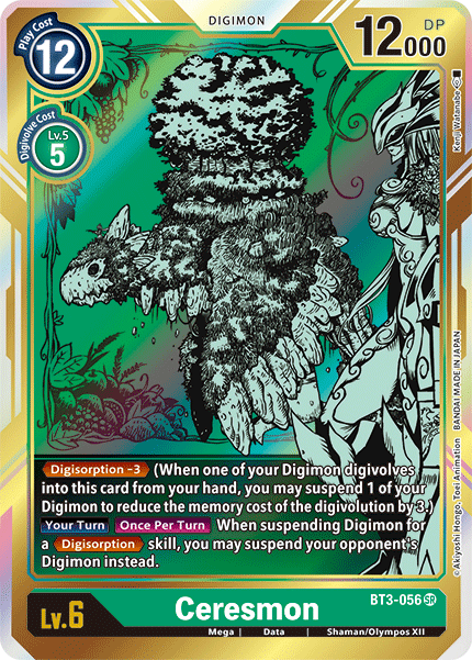 Ceresmon [BT3-056] (Alternate Art) [Release Special Booster Ver.1.5]