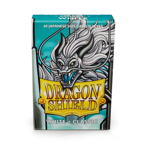 Dragon Shield: Japanese Size 60ct Sleeves - White (Classic)
