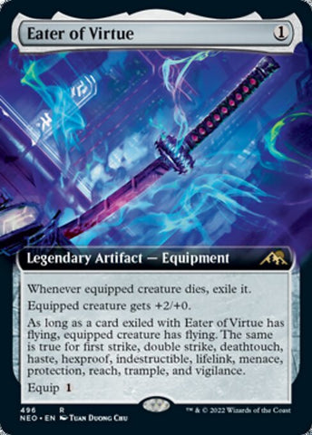 NEO-496 - Eater of Virtue - Non Foil  - NM