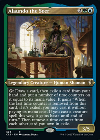 CLB-523 - Alaundo the Seer - Etched Foil  - NM