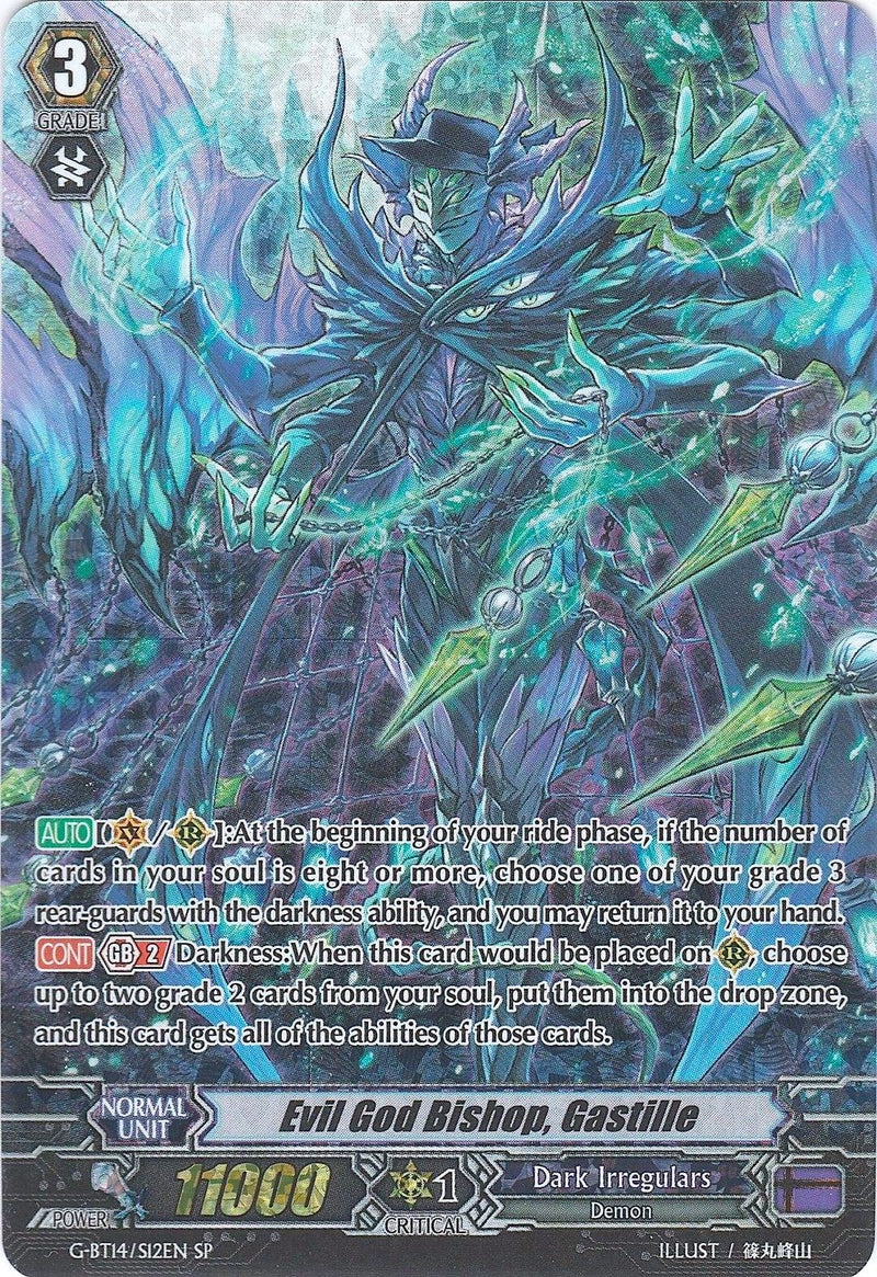 Evil God Bishop, Gastille (G-BT14/S12EN) [Divine Dragon Apocrypha]