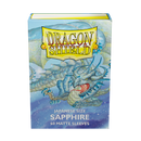 Dragon Shield: Japanese Size 60ct Sleeves - Sapphire (Matte)