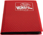 Monster Binder Protectors 4 Pocket - Holo Red