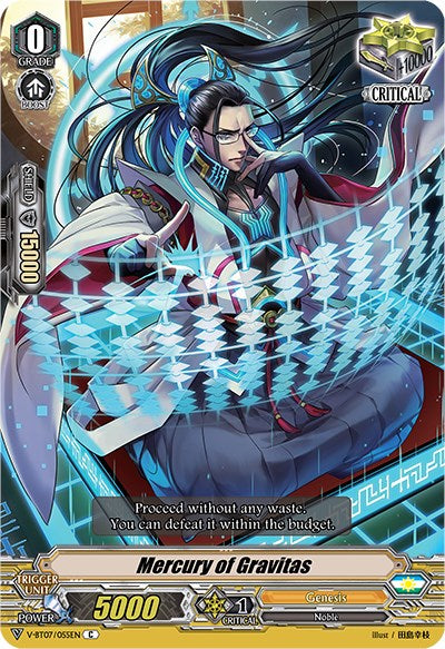 Mercury of Gravitas (V-BT07/055EN) [Infinideity Cradle]