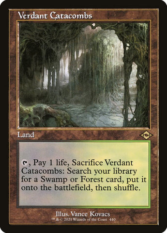 H1R-440- Verdant Catacombs - Etched Foil - NM