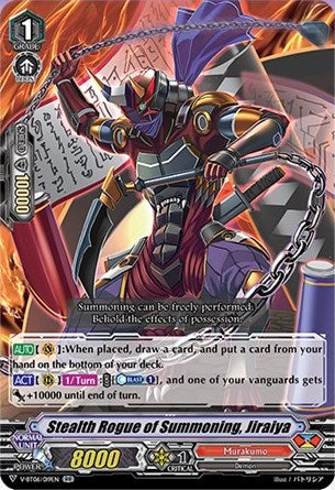 Stealth Rogue of Summoning, Jiraiya (V-BT06/019EN) [Phantasmal Steed Restoration]