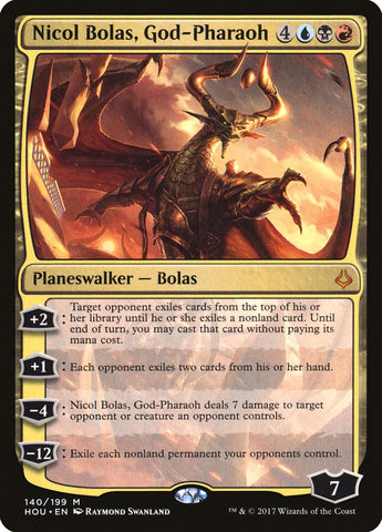 HOU-140 - Nicol Bolas, God-Pharaoh - Non Foil  - NM