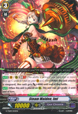 Steam Maiden, Imi (G-TD09/004EN) [True Zodiac Time Beasts]