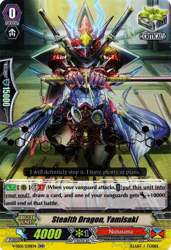 Stealth Dragon, Yamisaki (Hot Stamped) (V-SS01/038EN) [Premium Collection 2019]