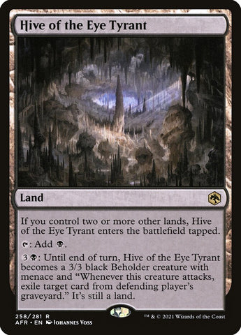 AFR-258 - Hive of the Eye Tyrant - Non Foil - NM