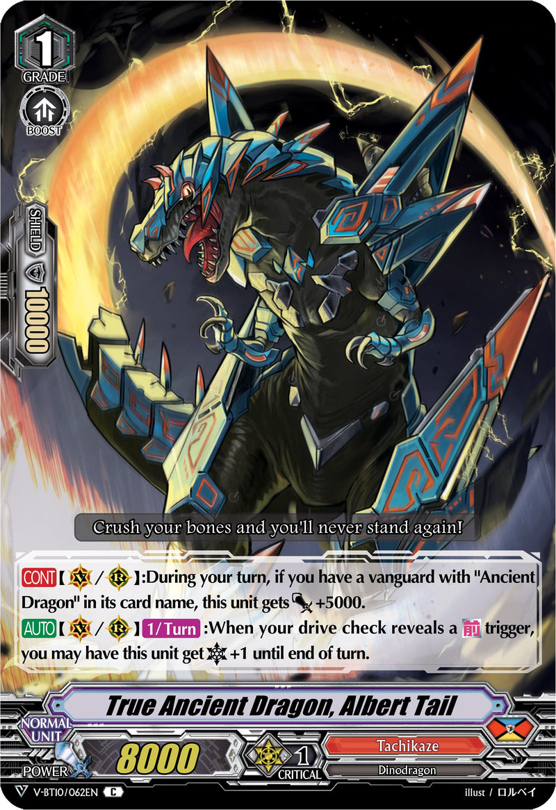 True Ancient Dragon, Albert Tail (V-BT10/062EN) [Phantom Dragon Aeon]