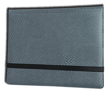 9 Pocket Legion Dragon Hide Folio Grey