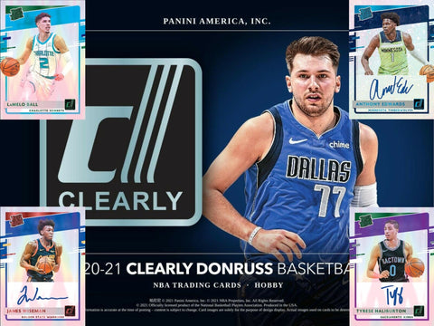 2020-21 Donruss basketball Clearly Basketball Hobby Box