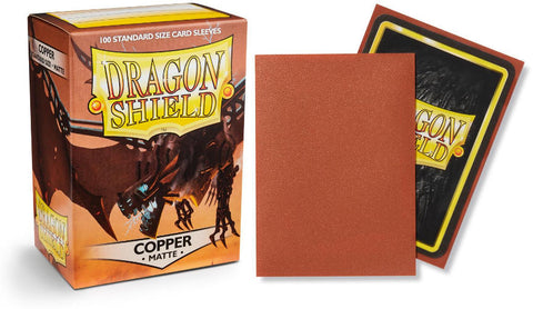 Dragon Shield - Standard Matte: Copper - 100ct. Card Sleeves