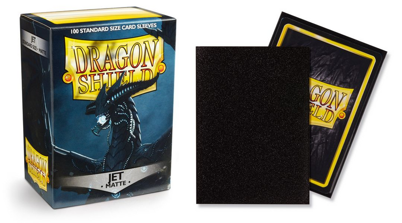 Dragon Shield - Standard Matte: Jet - 100ct. Card Sleeves