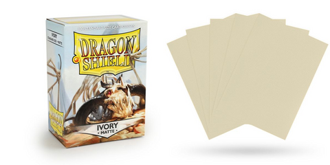 Dragon Shield - Standard Matte: Ivory - 100ct. Card Sleeves