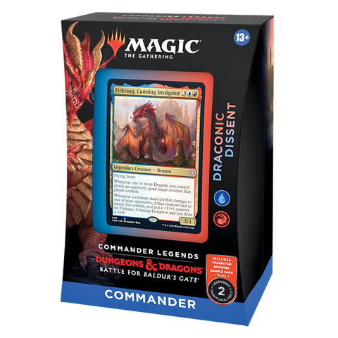 MTG - COMMANDER LEGENDS: BALDUR'S GATE - DRACONIC DESCENT - COMMANDER DECK