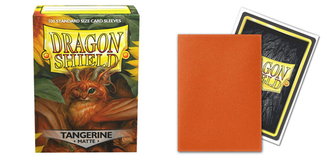 Dragon Shield Sleeves - Tangerine