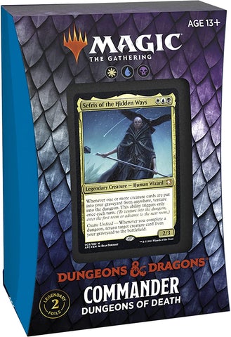 MTG - DUNGEONS & DRAGONS: ADVENTURES IN THE FORGOTTEN REALMS - COMMANDER DECK - DUNGEONS OF DEATH