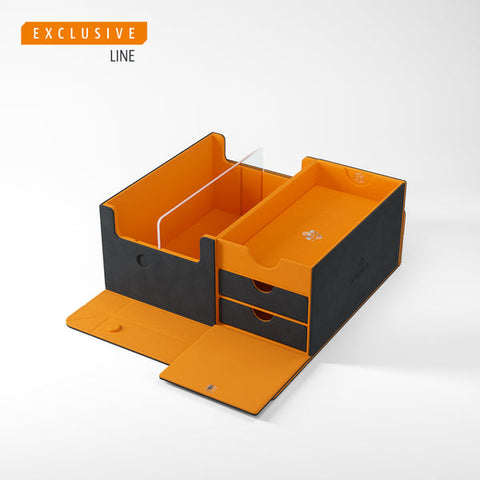 GG - Games' Lair 600+: Black/Orange - Deck Box