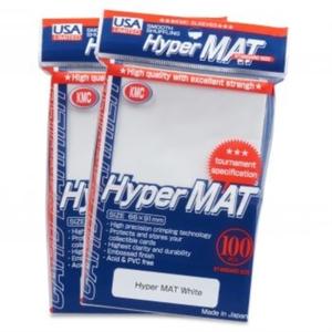 KMC - Hyper Matte: White - 100ct Sleeves