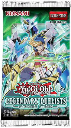 YUGIOH - LEGENDARY DUELIST: SYNCHRO STORM BOOSTER PACK