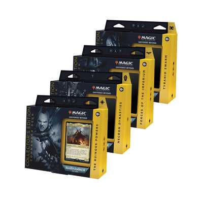 MTG - Warhammer 40,000 - Set of Collector Edition Commander Decks
