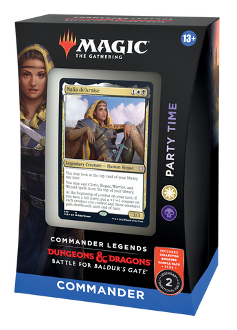 MTG - COMMANDER LEGENDS: BALDUR'S GATE - PARTY TIME - COMMANDER DECK