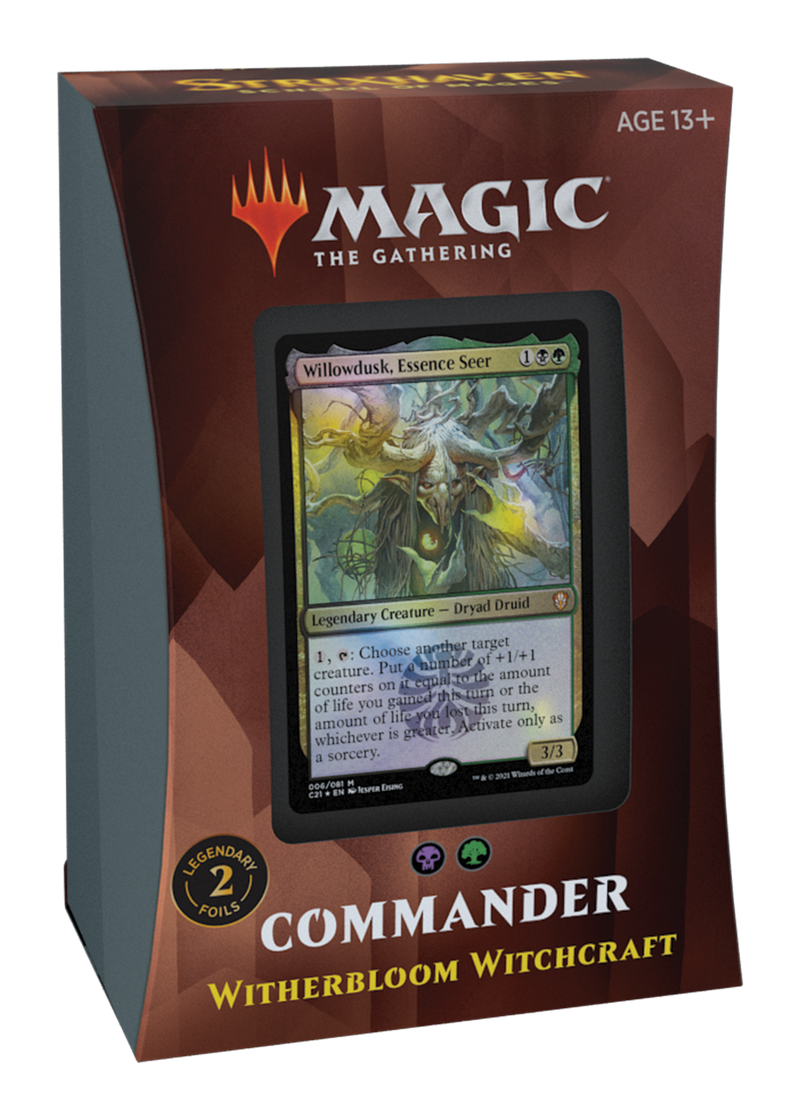 MTG - 2021: Witherbloom Witchcraft - Commander Deck
