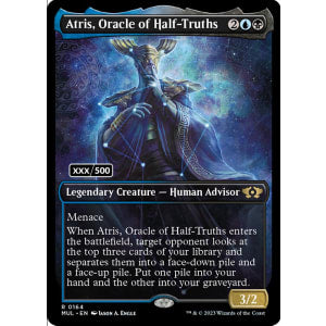MUL-0164 - Atris, Oracle of Half-Truths - Foil Serialized - NM
