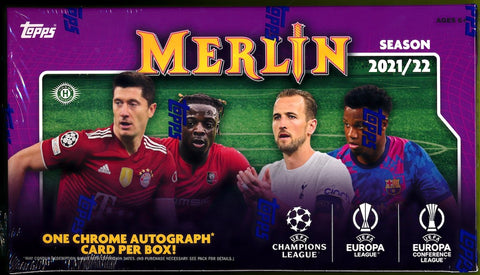 TOPPS - 2021-22 UEFA Merlin Soccer - Hobby Box